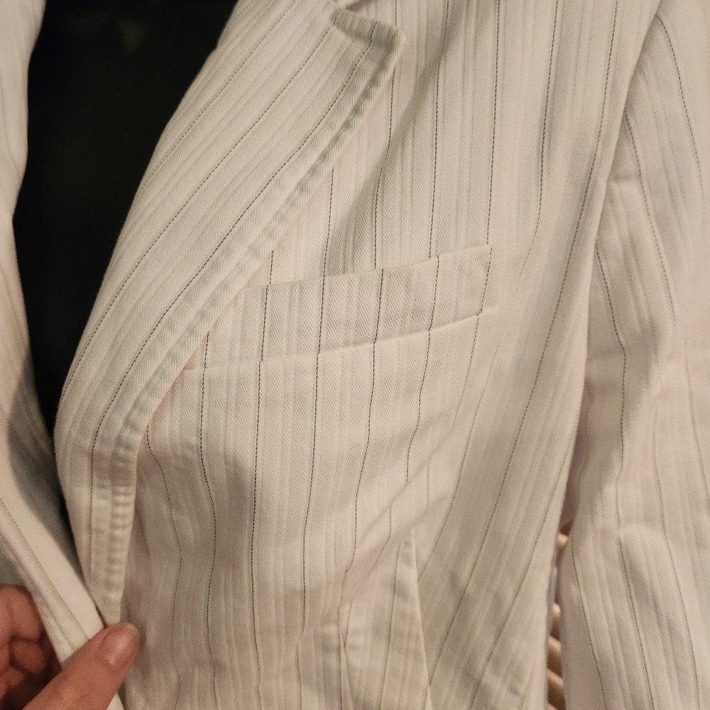 .Pinstripe Single Button Blazer From Worthington - image 4